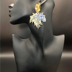 Handmade Luxury Ceramic Earrings – Unique, Lightweight, and Artistic Jewelry